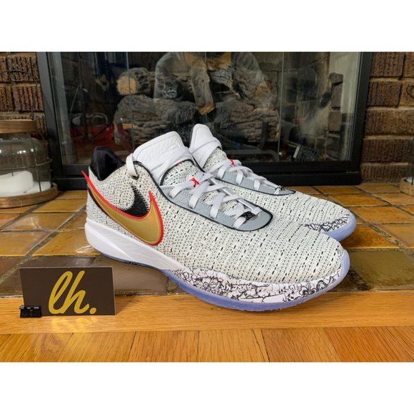 Size 17 Nike Lebron 20 XX “The Debut” Athletic Basketball Sneakers DJ5423-100 - Picture 3 of 7